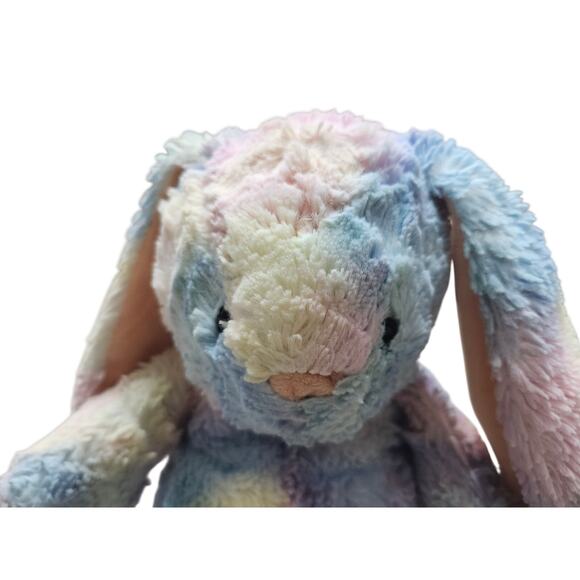 GUND Thistle Pastel Bunny Plush Stuffed Animal 14” Multicolor Tie Dye Rabbit Toy - Picture 2 of 8